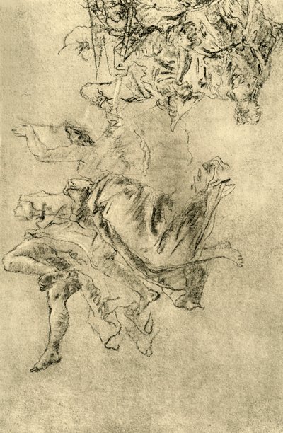 Hovering Geniuses, 1752-1753 by Giovanni Battista Tiepolo