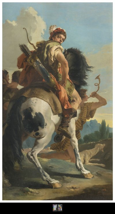 Hunter on Horseback by Giovanni Battista Tiepolo