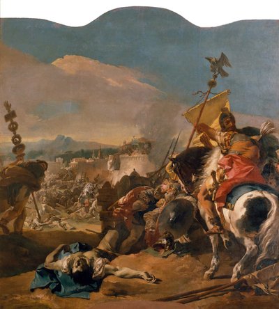 The Capture of Carthage by Giovanni Battista Tiepolo