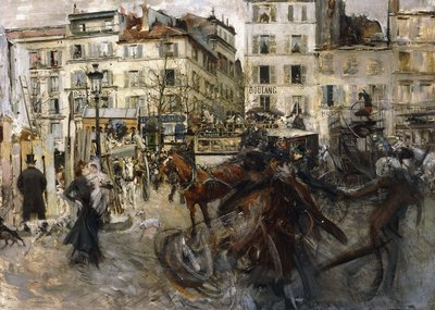 La Place Pigalle by Giovanni Boldini