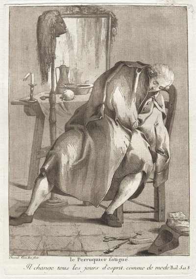 The Tired Wigmaker by Giovanni David
