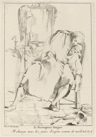 The Tired Wigmaker by Giovanni David