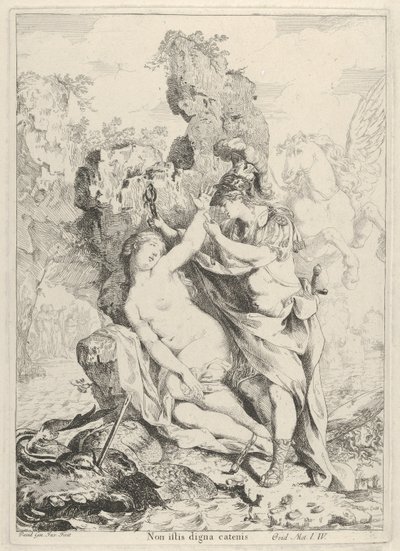 Perseus Saving Andromeda by Giovanni David