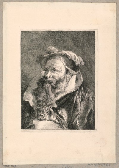 Collection of Heads by Giovanni Domenico Tiepolo