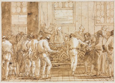 The Trial by Giovanni Domenico Tiepolo