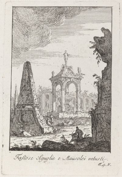 Sumptuous Spires and Ancient Mausoleums by Giovanni Francesco Costa
