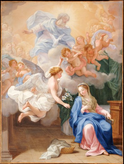 The Annunciation by Giovanni Odazzi