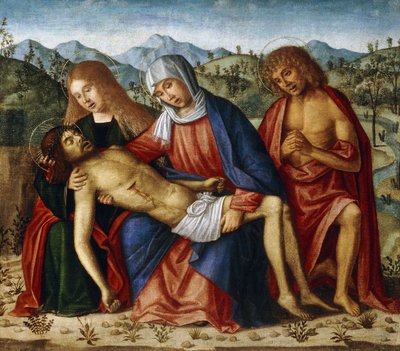 The Pieta by Giovanni di Niccolo Mansueti