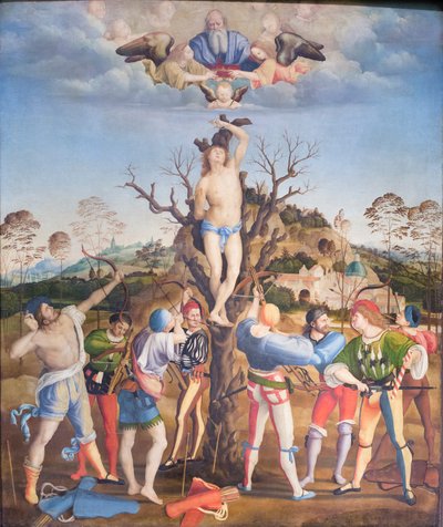 Martyrdom of St. Sebastian by Girolamo Genga