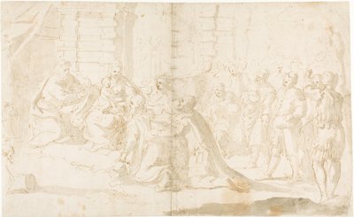 The Adoration of the Magi by Giulio Benso