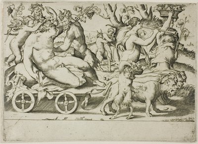 The Triumph of Bacchus by Giulio Bonasone