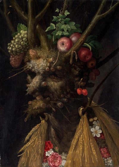 Four Seasons in One Head, c. 1590 by Giuseppe Arcimboldi