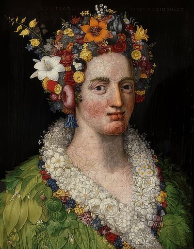 Flora. 1589 by Giuseppe Arcimboldo