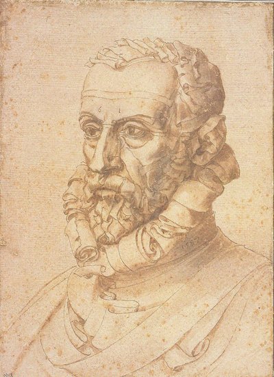 Self-Portrait Luomo di Lettere by Giuseppe Arcimboldo