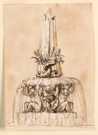 Design for a Fountain by Giuseppe Barberi