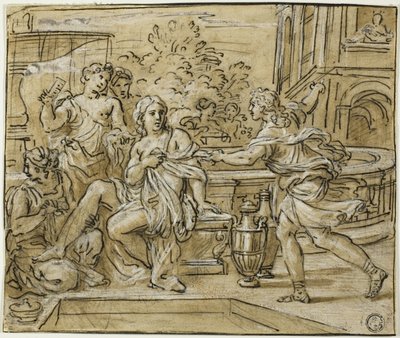 David and Bathsheba by Giuseppe Passeri