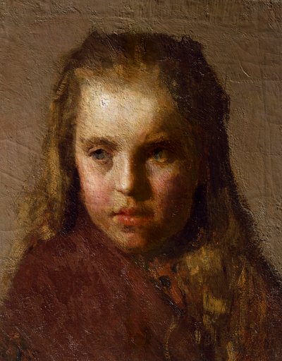 Head of a Little Girl by Giuseppe Pellizza da Volpedo