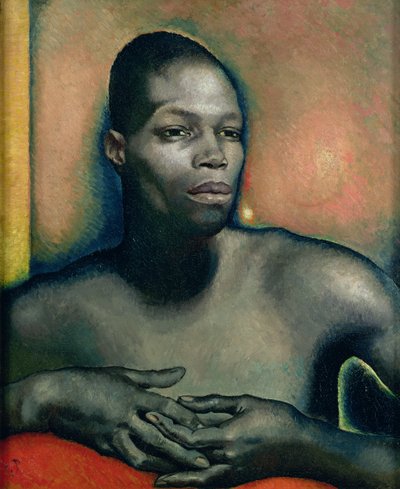 Study of a black person by Glyn Warren Philpot