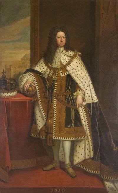 George I by Godfrey (studio of) Kneller