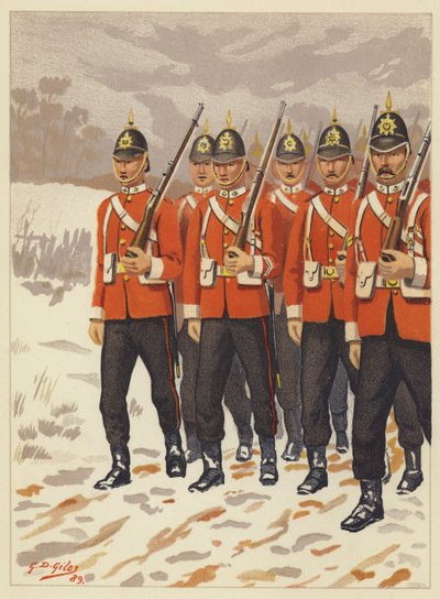 The 68th, Durham Light Infantry by Godfrey Douglas Giles