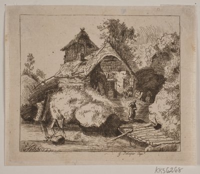 Old Farmhouse by Gottfried Schaper