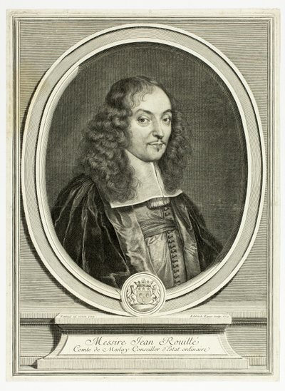 Sir Jean Rouillé, Count of Meslay by Gérard Edelinck