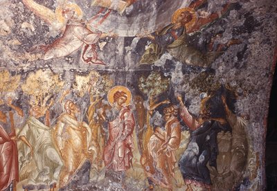 The Ascension, Pantanassa Church by Greek School