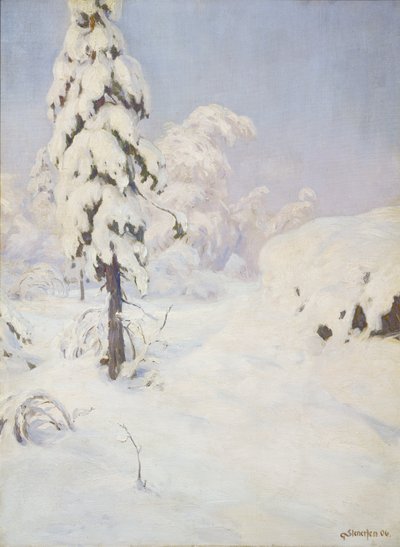 Winter in the Forest by Gudmund Stenersen