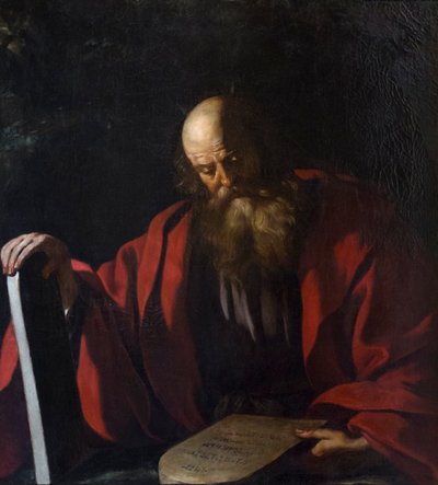 Moses with the Tables of the Law by Guercino (1591 1666)