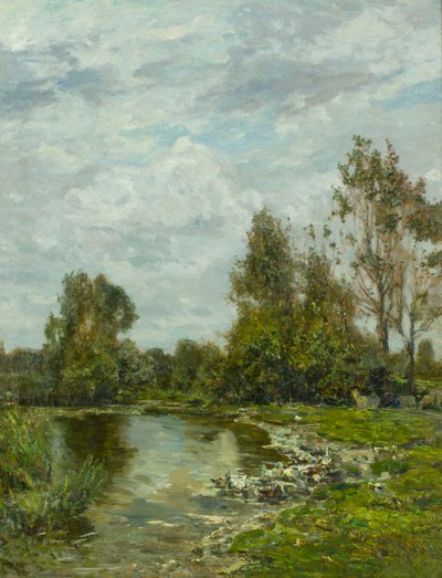 Along the Sile River by Guglielmo Ciardi