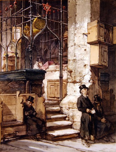 The Synagogue at Prague by Guido Bach