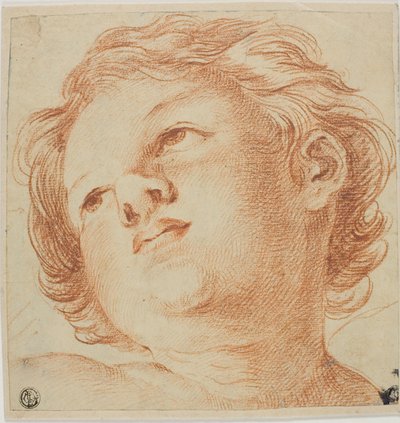Head of Putto by Guido Reni