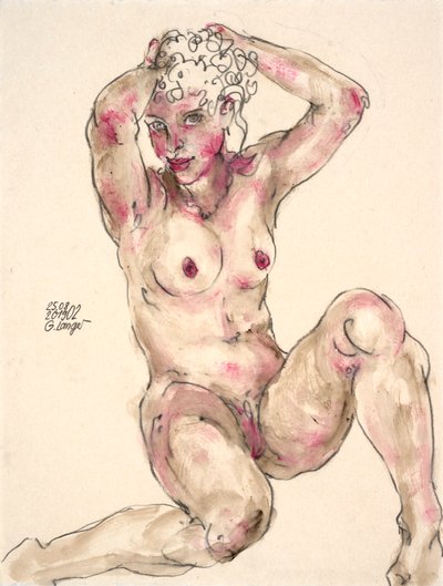 Seated Nude, Dream Vision by Gunter Langer