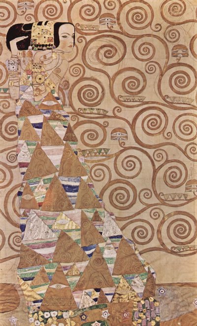 The Expectation by Gustav Klimt