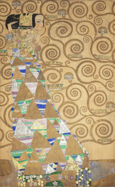 The Stoclet Frieze (Detail) by Gustav Klimt