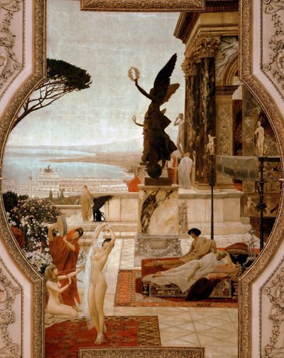 The Theatre in Taormina, 1884-1888 by Gustav Klimt