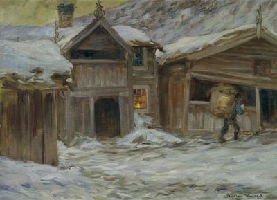 Sandbu farm in Vaagaa by Gustav Wentzel