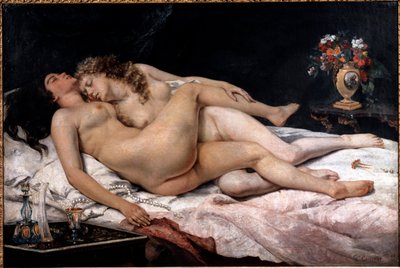 Sleep or Sleeper by Gustave Courbet