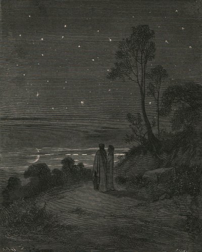 Now was the day departing by Gustave Dore