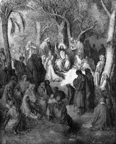 Sermon on the Mount by Gustave Dore