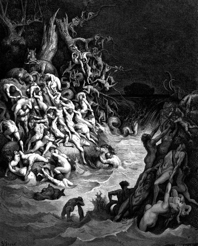 The Flood, 1866 by Gustave Dore