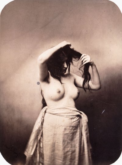 Standing Female Nude by Gustave Le Gray