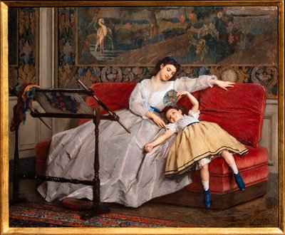 Joys of Motherhood by Gustave Léonard de Jonghe