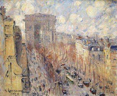 Avenue Friedland, Paris by Gustave Loiseau