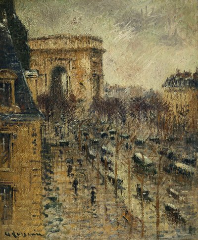 The Arc de Triomphe by Gustave Loiseau