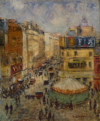 Rue de Clignancourt, Paris by Gustave Loiseau