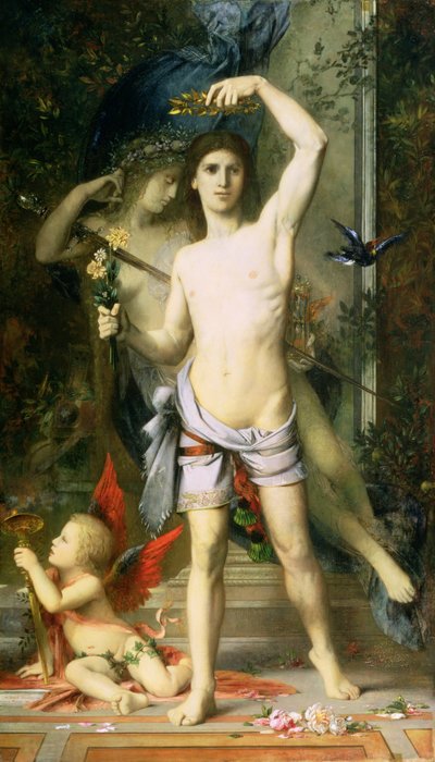 The Young Man and Death by Gustave Moreau