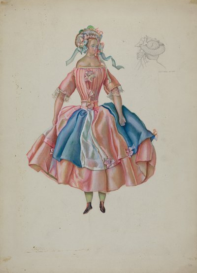 Doll in Costume by Gwyneth King