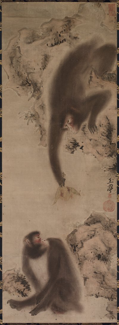 Monkeys, c. 1800 by Gyokutei Katsu