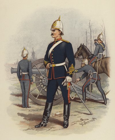 Victorian Artillery by H. Bunnett